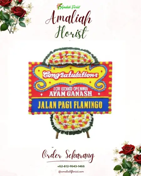 Sewa Papan Bunga Pangkat